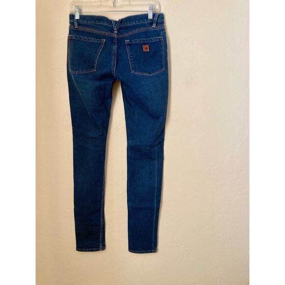 Roxy Denim Women's Estilo Jeans Size 5/27 Dark Wash Stretch - Picture 5 of 7